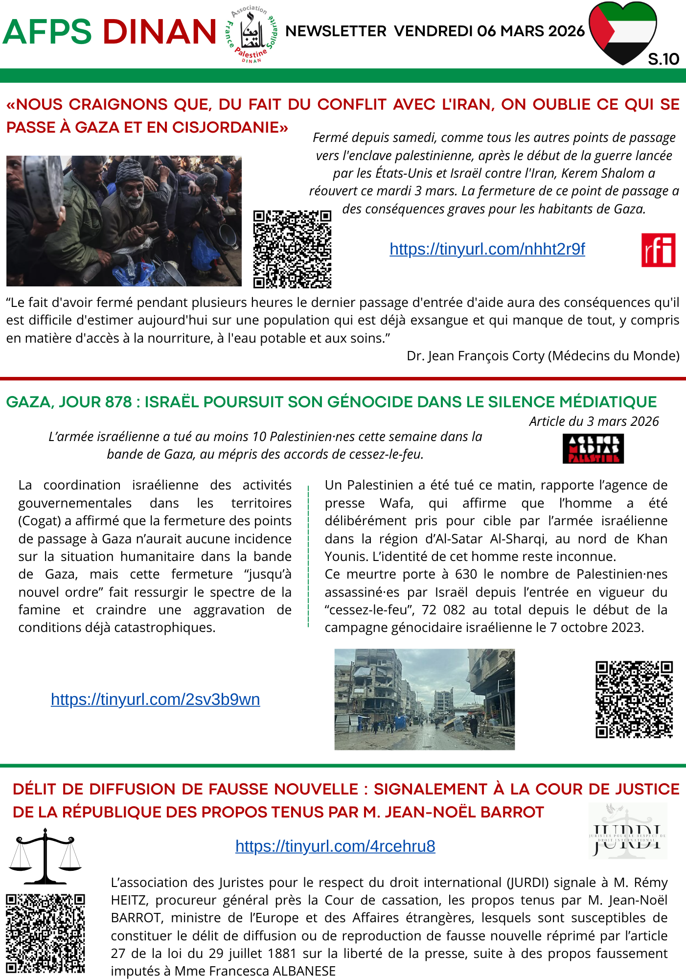 dernière newsletter recto